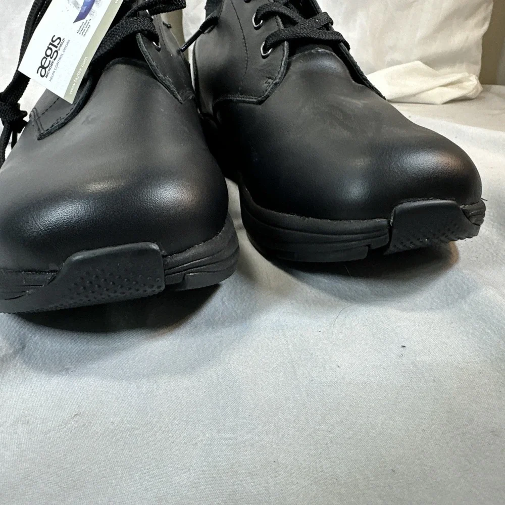 Drew Armstrong Mens 8.5 M Black Leather Orthopedic Walking Shoes 40220-14 NWT